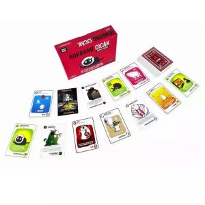 Robbanó Cicák NSFW kártyajáték, teljes készlet dobozzal és kártyákkal - Gémklub