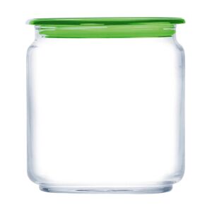 Luminarc Plano 750 ml-es üveg ételtároló zöld fedővel - Luminarc