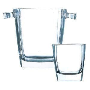 Luminarc Sterling Jégvödör Készlet - 1,4L Vödör + 6 db 300ml Pohár 145517208 - Luminarc