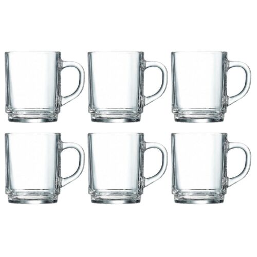 Luminarc Bögre Szett - 6 db - 250 ml - Edzett Üveg