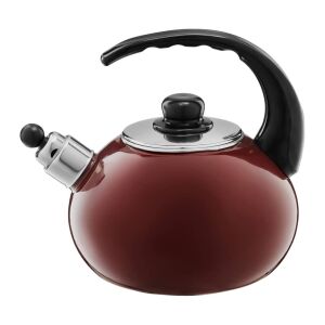 Emalia Olkusz bordó zománcozott vízforraló, 2.5 literes - Teafőző