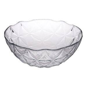 Pasabahce Estrella 24 cm-es üveg salátástál fehér háttérrel - Pasabahce