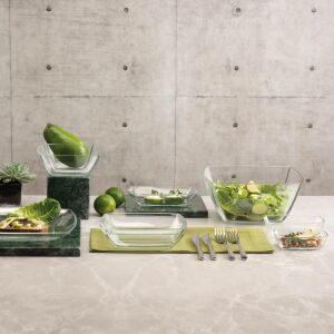 Pasabahce Tokio Üvegtál készlet, különböző méretek, saláták és előételek tálalására - Pasabahce