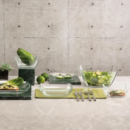 Pasabahce Tokio Üvegtál szett - 3 db, 12x8.6 cm