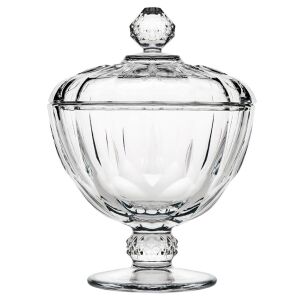Pasabahce Diamond átlátszó üveg cukortartó fedővel - Pasabahce