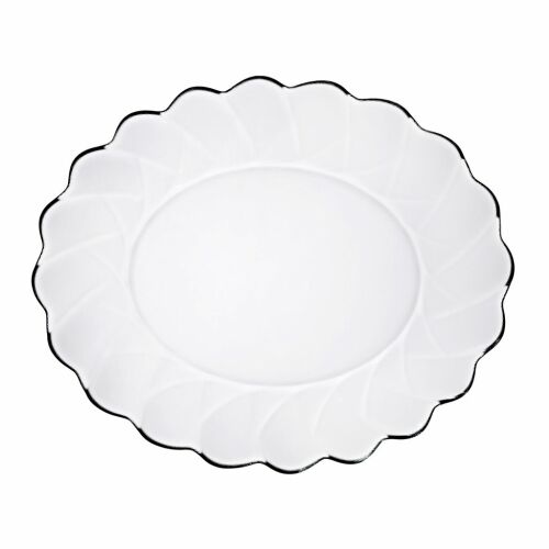 Pasabahce Hasir üveg kínálótál, 28x23.6 cm, üres