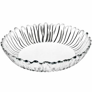 Pasabahce Aurora üveg tál, 21,5 cm, átlátszó kínáló tál - Pasabahce