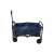 Pepita blue folding garden cart, side view