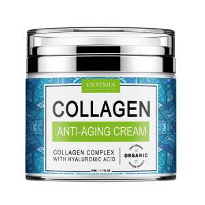 Envisha Collagen Anti-Aging Cream, 50ml, with Hyaluronic Acid, Organic - Face and eye contour cream