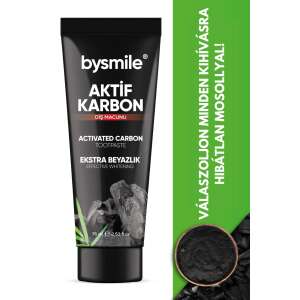 Bysmile Professional Zubná pasta s aktívnym uhlím, Extra bieliaca, 75ml - Zubná pasta