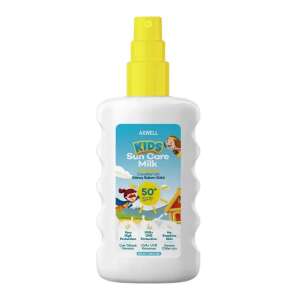 AXWELL Kids Sun Care Milk SPF50+ sunscreen for children, water resistant, provides very high protection against UVA and UVB rays, suitable for sensitive skin - Sunscreen