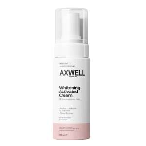 Axwell Premium Whitening Activated Cream, 100ml, skin lightening cream with alpha-arbutin, vitamin C, and shea butter - Face and eye contour cream