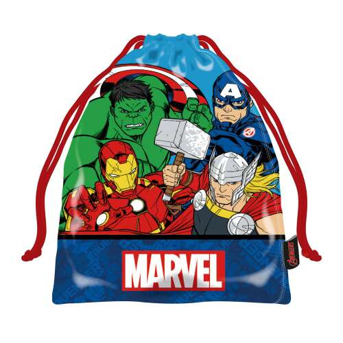 Marvel Avengers drawstring bag with Iron Man, Hulk, Captain America and Thor