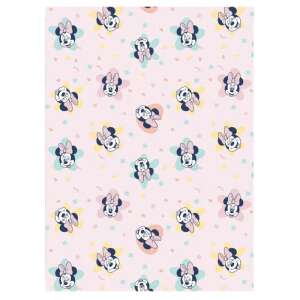 Disney Minnie Mouse Korallfleece-Decke, rosa mit Sternen und Minnie Mouse Gesichtern, 110x150cm - Disney Decken