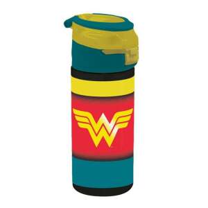 Бутилка за вода Wonder Woman, 532 ml, синя и червена с логото на Wonder Woman, без BPA - Носител на храна и напитки