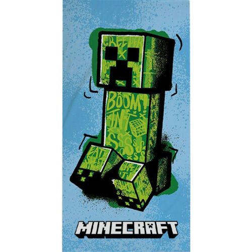 Prosop de plajă Minecraft Creeper, prosop de baie din bumbac 70x140cm