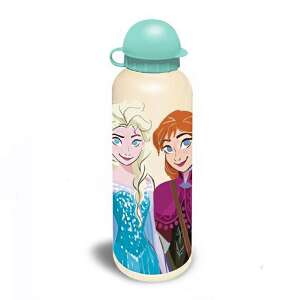 Disney Frozen Aluminium-Trinkflasche mit Elsa und Anna, 500 ml - Lebensmittel- und Getränkebehälter für Kinder