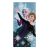 Disney Frozen Snowflake towel, Anna and Elsa characters