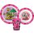 Minecraft kids tableware set including a plate, bowl, and a cup. Features Minecraft characters.
