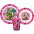 Minecraft kids dinnerware set featuring a plate, bowl, and cup with Minecraft designs.