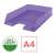 Esselte Colour'Breeze Lavender A4 Document Tray with Made in Europe Label