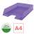 Esselte Colour'Breeze Lavender A4 Document Tray with Made in Europe Label