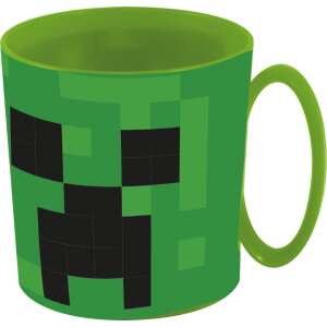 Kubek Minecraft Creeper, 350 ml, zielony, plastikowy, bez BPA - Kubek