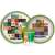 Minecraft Kids Dinnerware Set, 3 Piece, Non-Slip, Microwave Safe, BPA Free
