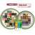 Minecraft Kids Dinnerware Set, 3 Piece, Non-Slip, Microwave Safe, BPA Free