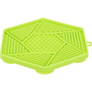 Trixie Lick'n'Snack Slow Feeding Plate for Dogs, Green, Silicone, 17 cm - Pet Care