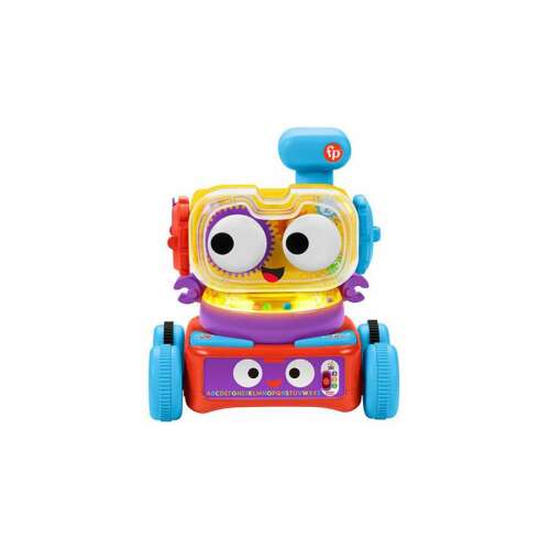 Fisher-Price 4 az 1-ben Tanuló Robotpajti, interaktív játék kisgyermekeknek