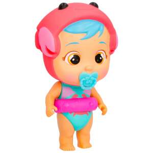 Cry Babies Magic Tears Beach Babies Colin baba rák sapkában és fürdőruhában, cumit és úszógumit tart - IMC Toys