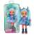 Cry Babies BFF Disney Stitch artikulált baba kék hajjal és kék ruhával, Stitch plüssöt tart, csomagolásban