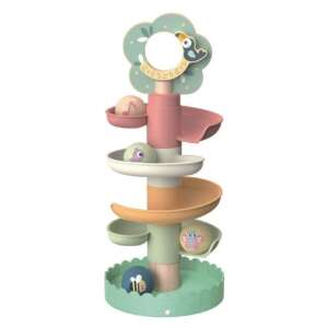 Дървена топка Tooky Toy с огледало, забавна и образователна играчка за бебета и малки деца - Moni