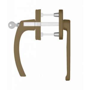 Nagyalakú Ablakfélkilincs Redőnyös Zárható Arany, zárható ablak kilincs, arany színű - Ajtógomb & Kilincs