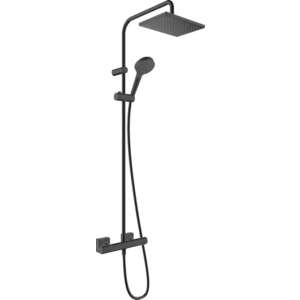 Hansgrohe Vernis Shape Zuhanyrendszer - Fejzuhany 230 mm - Matt Fekete 103903190 - Hansgrohe
