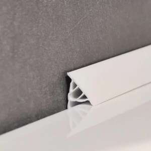 Ravak fehér zuhanyfal profil, 10 mm, 17 mm-es rés lezárásához - Fürdőkád kiegészítő