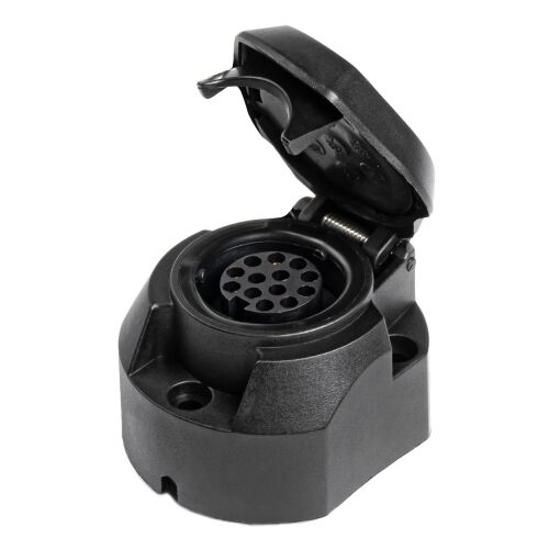 13-Pin Trailer Socket - Universal Towing Connector