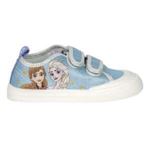 DISNEY Frozen Glitzer-Canvas-Schuhe/Turnschuhe für Mädchen, Größe 31, blau mit Anna und Elsa-Druck - Babys & Toddler