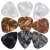 Kwmobile guitar picks set of 9, 3 thin, 3 medium, 3 heavy, multicolor, celluloid
