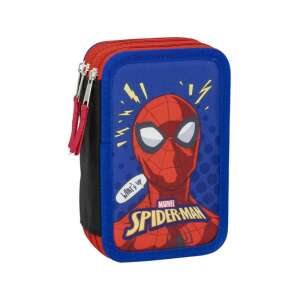 Marvel Spiderman What's Up pencil case, blue and red, with Spiderman face - Pencil Case