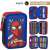 Marvel Spiderman What's Up pencil case, collage showing different angles and contents