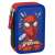 Marvel Spiderman What's Up pencil case, blue and red, with Spiderman face