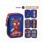 Spiderman Giotto 3-compartment filled pencil case collage