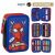 Spiderman Giotto 3-compartment filled pencil case collage