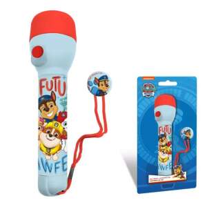Lanternă Paw Patrol, lanternă albastră și roșie cu personaje Paw Patrol, lanternă pentru copii, 21cm - Mancs Őrjárat