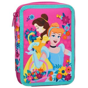 Disney Princess Cinderella and Belle double layer pencil case - Homyl