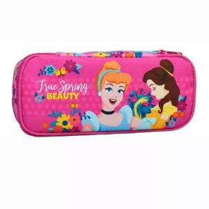 Disney Hercegnők True Spring Beauty 2 rekeszes tolltartó Cinderellával és Belle-lel - Homyl