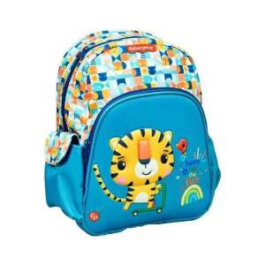 Fisher-Price niebieski plecak z wzorem tygrysa, idealny dla przedszkolaków - Plecak, torba Ovis