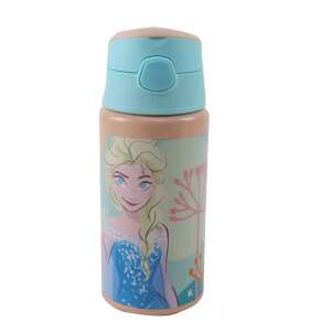 Butelka aluminiowa Disney Frozen z haczykiem, 500ml, z motywem Elsy - Nośnik żywności i napojów